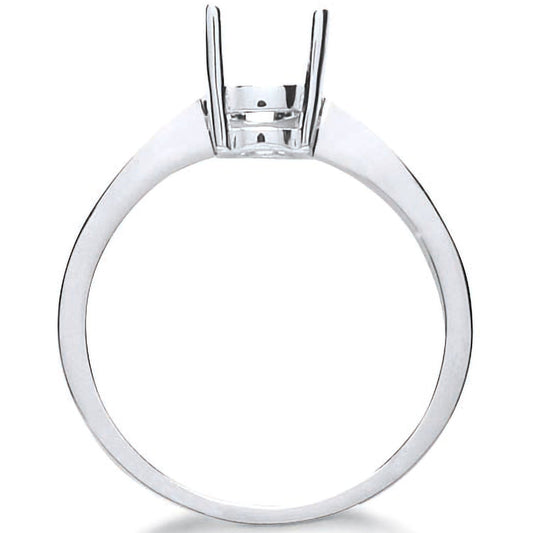 18ct White Gold Ring Mount 1.00ct