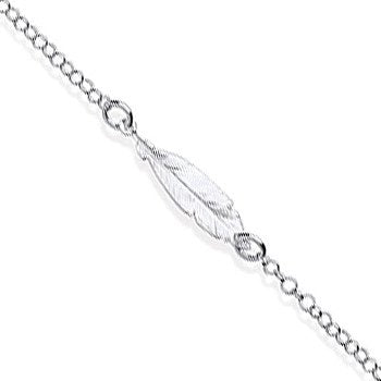 Silver Feather Anklet - Luxury Watch - Certified Authentic - Swiss Made - UK Stock - Insured – Luxury Watch by Imperia
