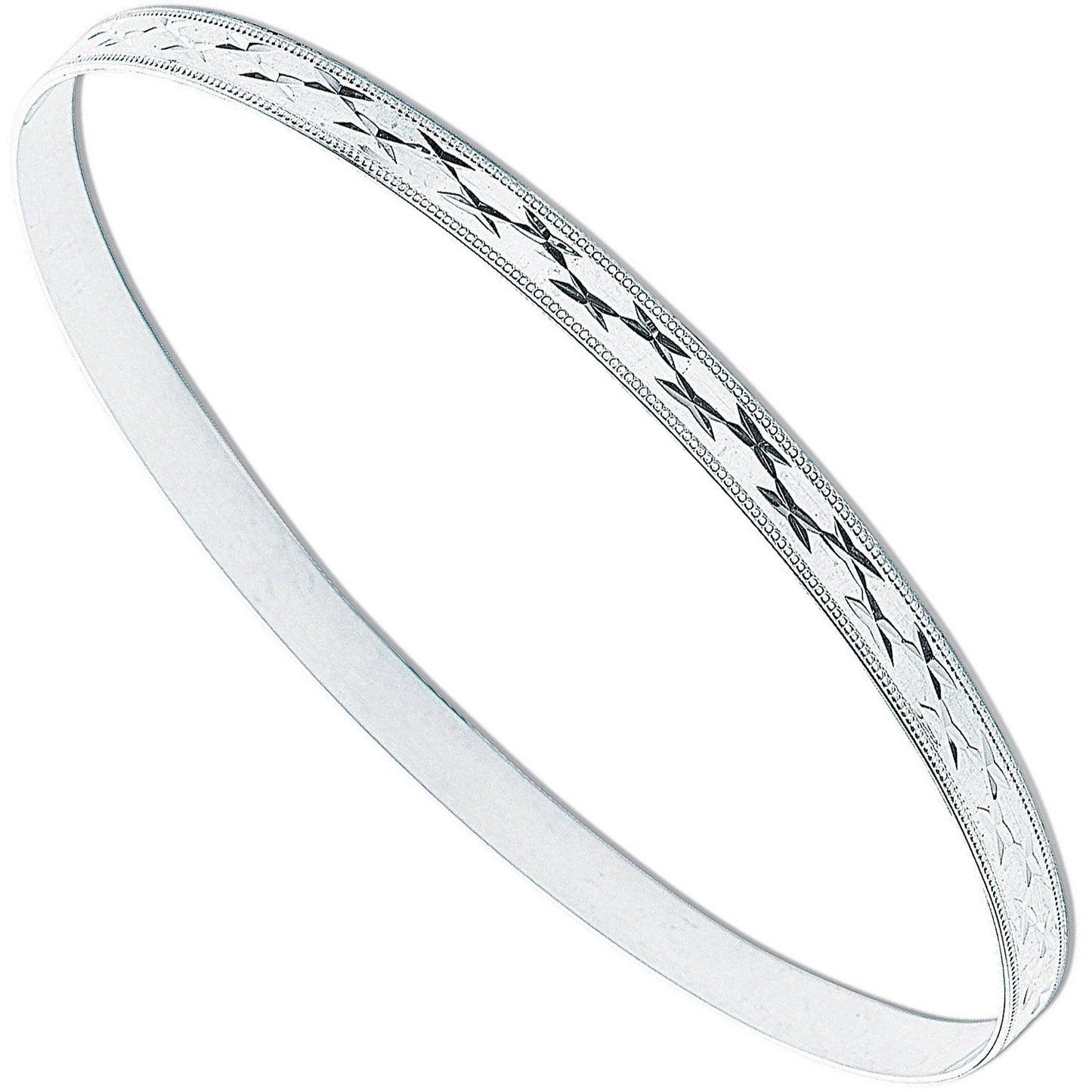 Silver 4mm D/C Slave Bangle - Luxury Watch - Certified Authentic - Swiss Made - UK Stock – Luxury Watch by Imperial Ti