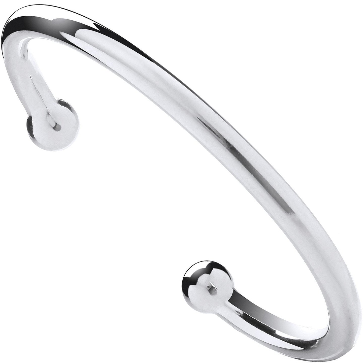 Silver 6mm Gents Torgue Bangle - Luxury Watch - Certified Authentic - Swiss Made - UK Stock – Luxury Watch by Imperial
