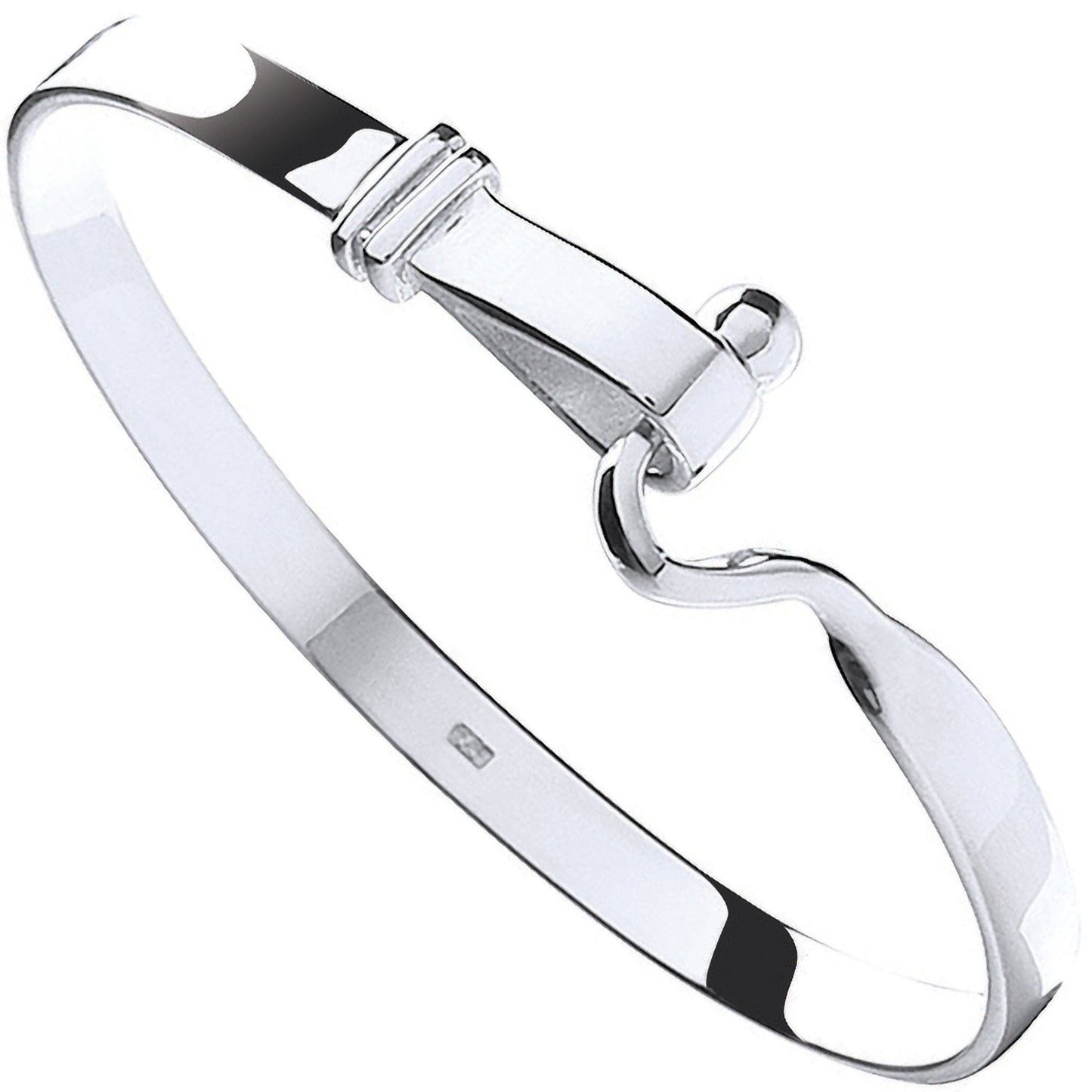 Silver Baby Hook Bangle - Luxury Watch - Certified Authentic - Swiss Made - UK Stock – Luxury Watch by Imperial Time U