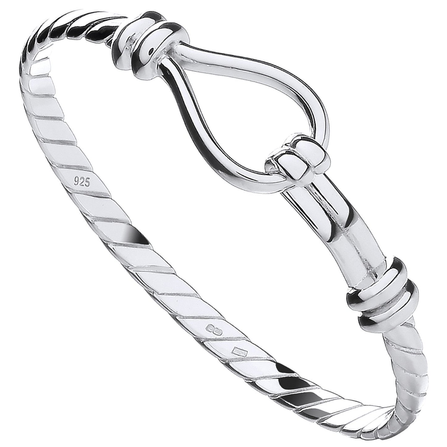 Silver Hook Baby Bangle - Luxury Watch - Certified Authentic - Swiss Made - UK Stock – Luxury Watch by Imperial Time U