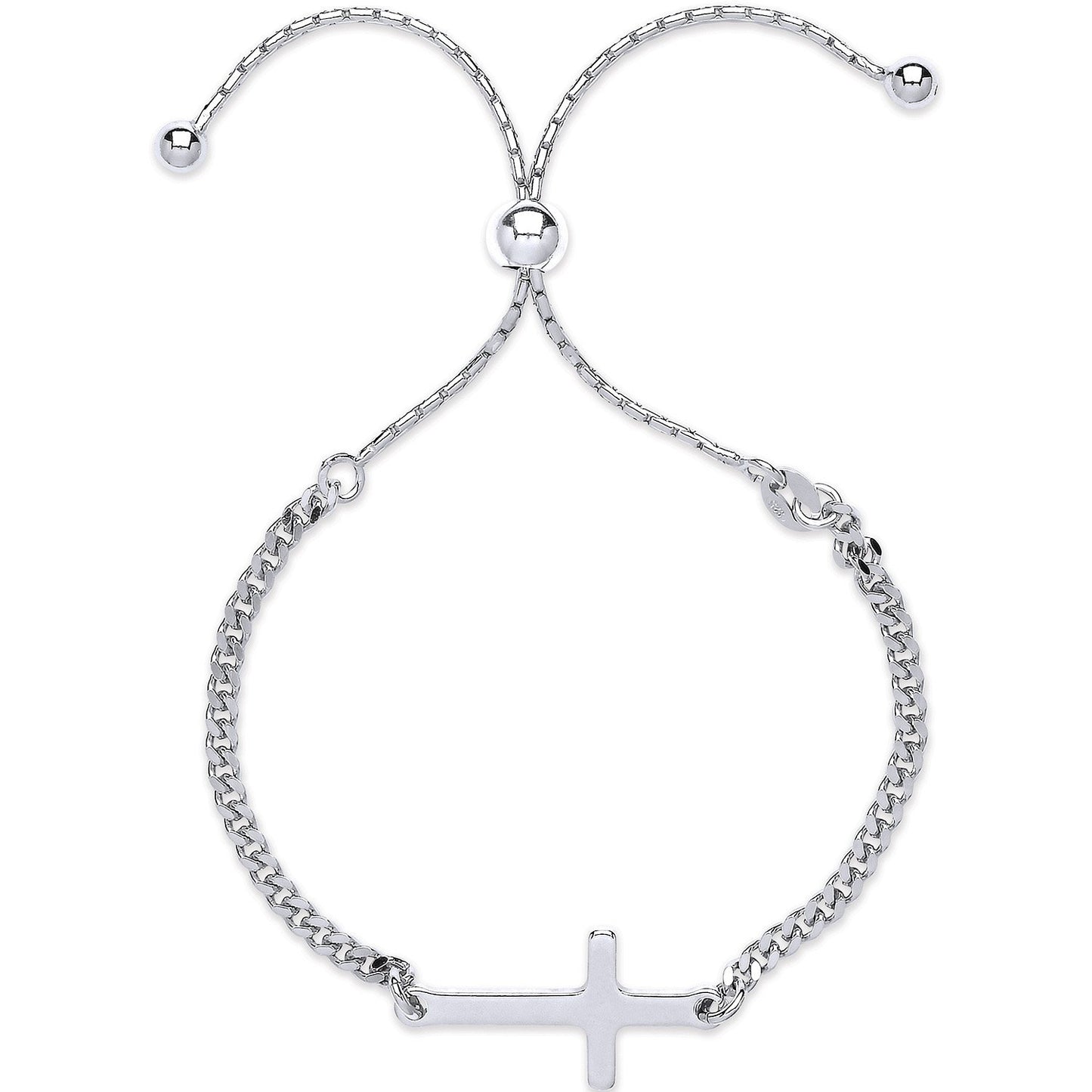 Silver Cross Friendship Bracelet - Fine Bracelet - Certified Authentic - Swiss Made – Luxury Jewellery by Imperial Tim