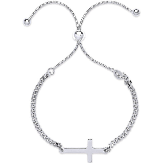 Silver Cross Friendship Bracelet - Fine Bracelet - Certified Authentic - Swiss Made – Luxury Jewellery by Imperial Tim