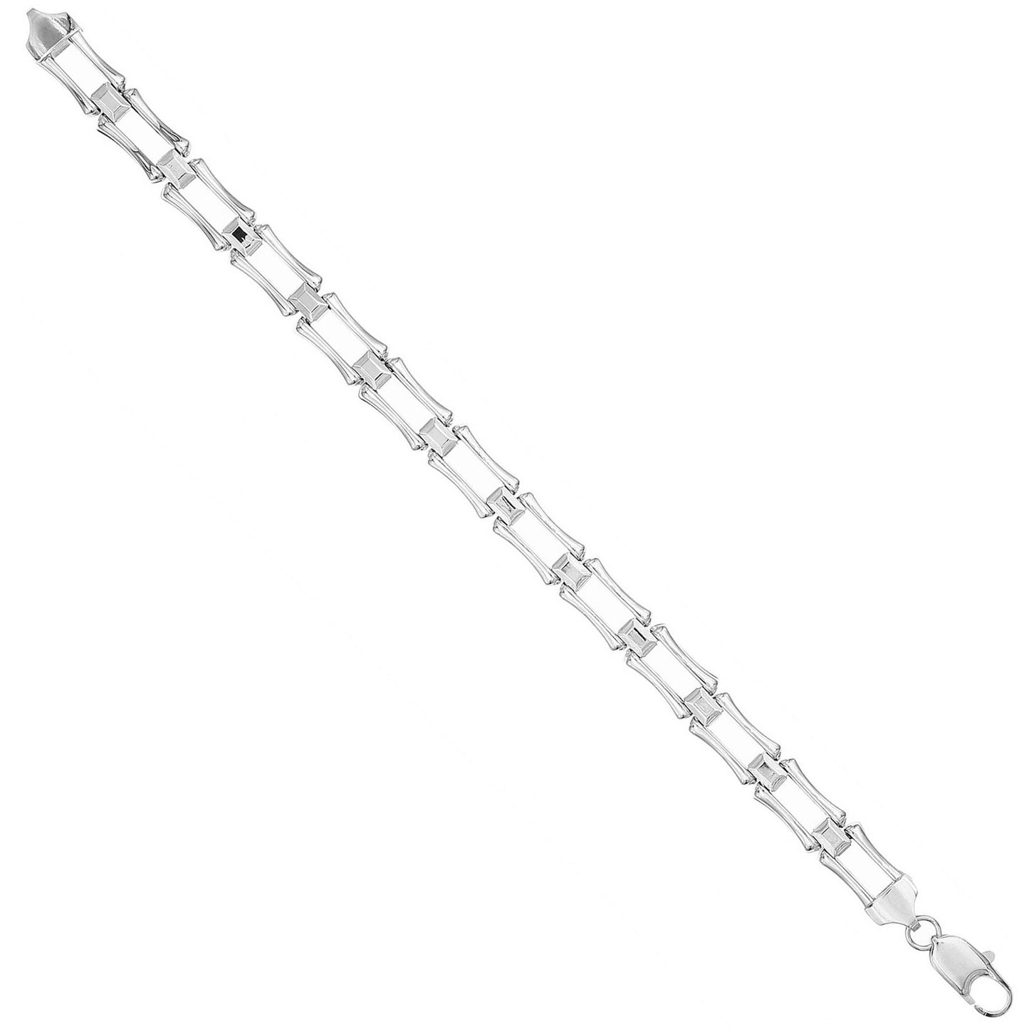Silver Bike Chain Style Ladies Bracelet - Fine Bracelet - Certified Authentic - Swiss Made – Luxury Jewellery by Imper