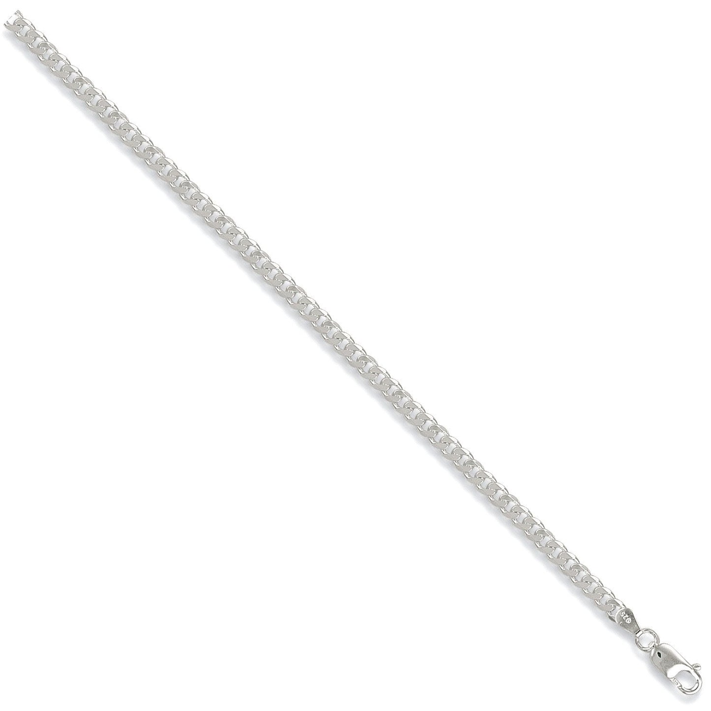 Silver 4.5mm Curb Chain - Fine Necklace - Certified Authentic - Swiss Made - UK Stock – Luxury Jewellery by Imperial T