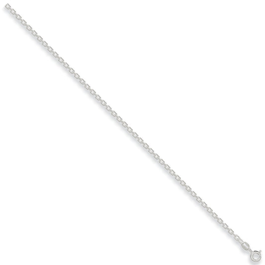 Silver 2.7mm Diamond Cut Belcher Chain - Fine Necklace - Certified Authentic - Swiss Made – Luxury Jewellery by Imperi