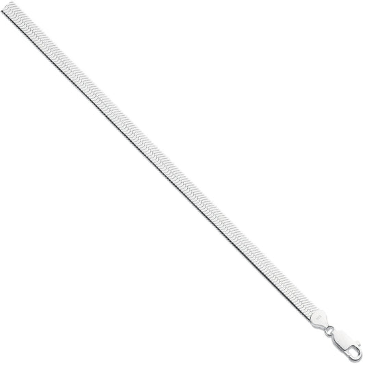 Silver 7mm Herringbone Chain - Fine Ring - Certified Authentic - Swiss Made - UK Stock – Luxury Jewellery by Imperial