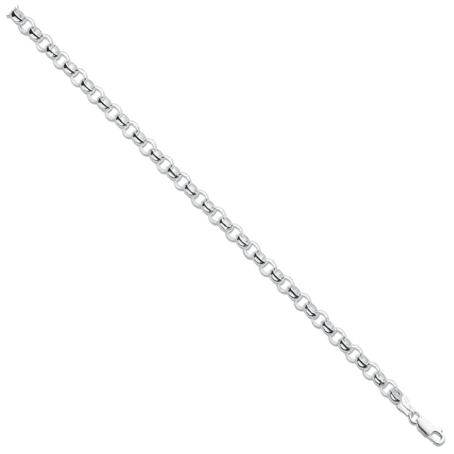 Silver 6mm Round Belcher Chain - Fine Necklace - Certified Authentic - Swiss Made - UK Stock – Luxury Jewellery by Imp