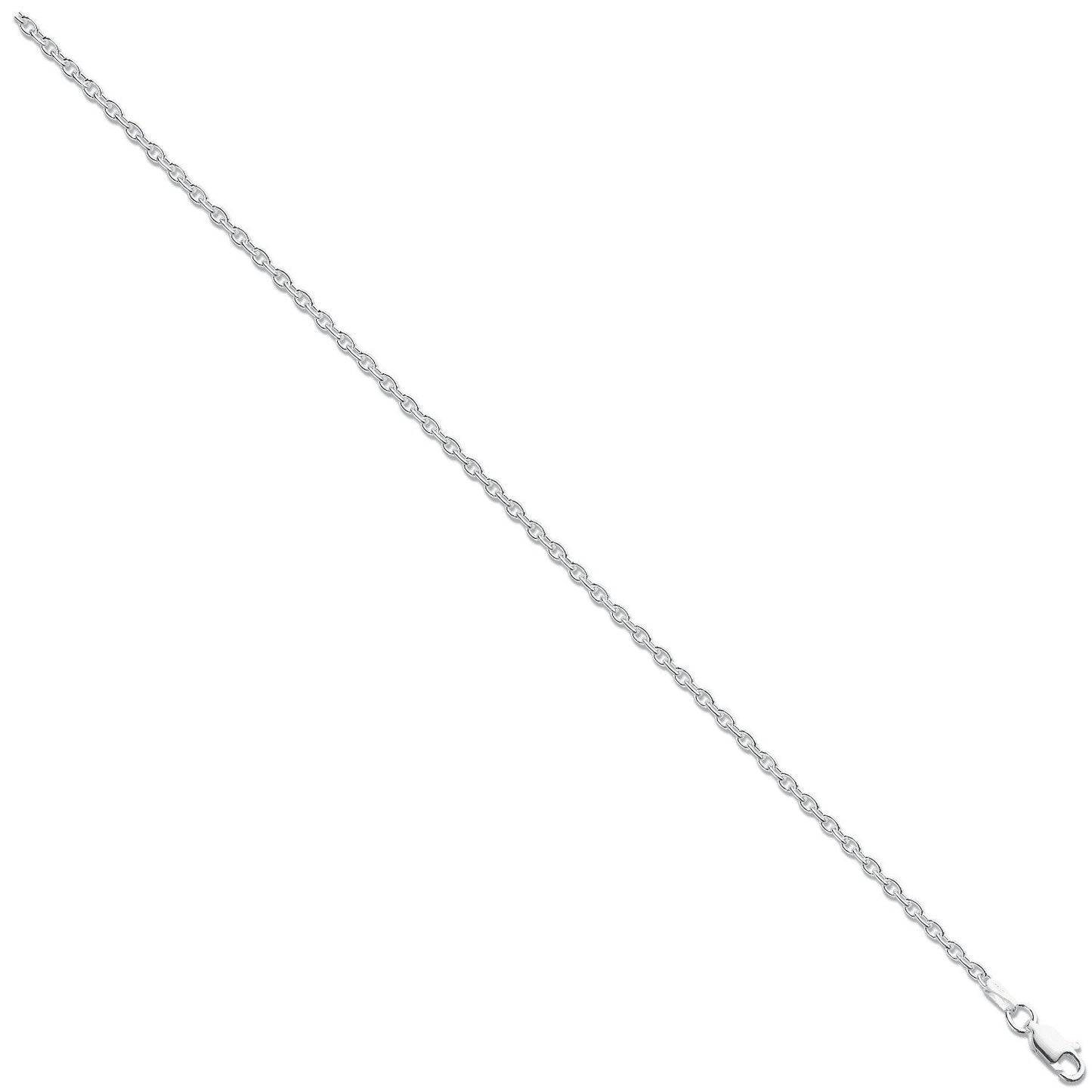 Silver 2.5mm Rolo Chain - Fine Necklace - Certified Authentic - Swiss Made - UK Stock – Luxury Jewellery by Imperial T