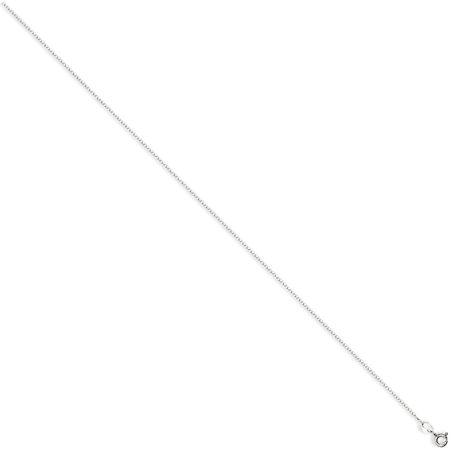 Silver 1.2mm Diamond Cut Belcher Chain - Fine Necklace - Certified Authentic - Swiss Made – Luxury Jewellery by Imperi