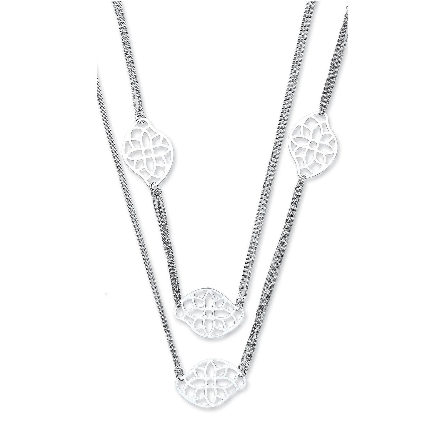 Silver Fancy Chain - Fine Necklace - Certified Authentic - Swiss Made - UK Stock - Insured De – Luxury Jewellery by Im