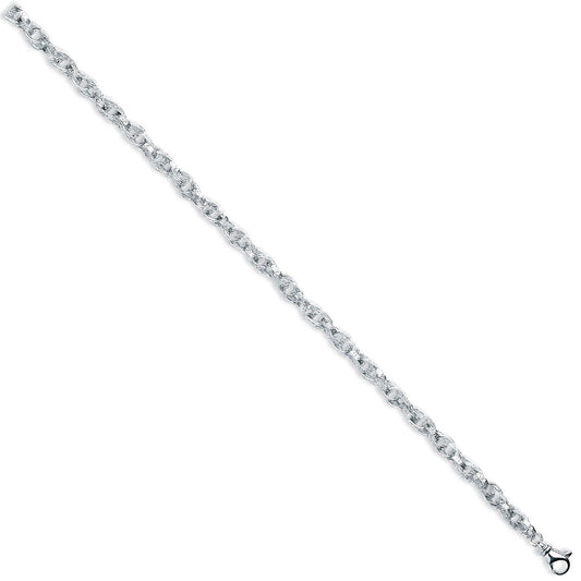 Silver 5.6mm Prince of Wales Chain - Fine Necklace - Certified Authentic - Swiss Made – Luxury Jewellery by Imperial T