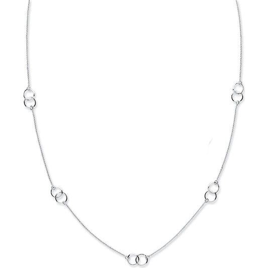 Silver Fancy Chain 34" - Fine Necklace - Certified Authentic - Swiss Made - UK Stock – Luxury Jewellery by Imperial Ti