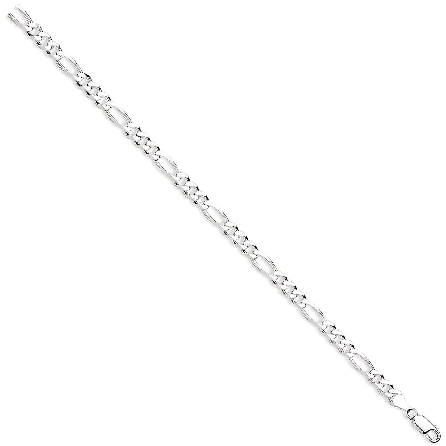 Silver 6mm Figaro Chains/Bracelets - Fine Bracelet - Certified Authentic - Swiss Made – Luxury Jewellery by Imperial T
