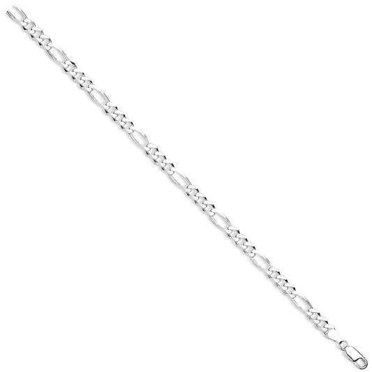 Silver 6mm Figaro Chains/Bracelets - Fine Bracelet - Certified Authentic - Swiss Made – Luxury Jewellery by Imperial T