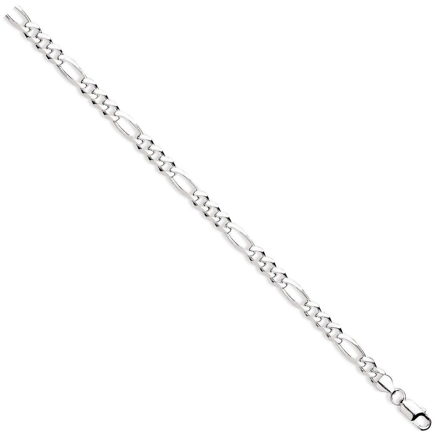Silver 7mm Figaro Chains/Bracelets - Fine Bracelet - Certified Authentic - Swiss Made – Luxury Jewellery by Imperial T