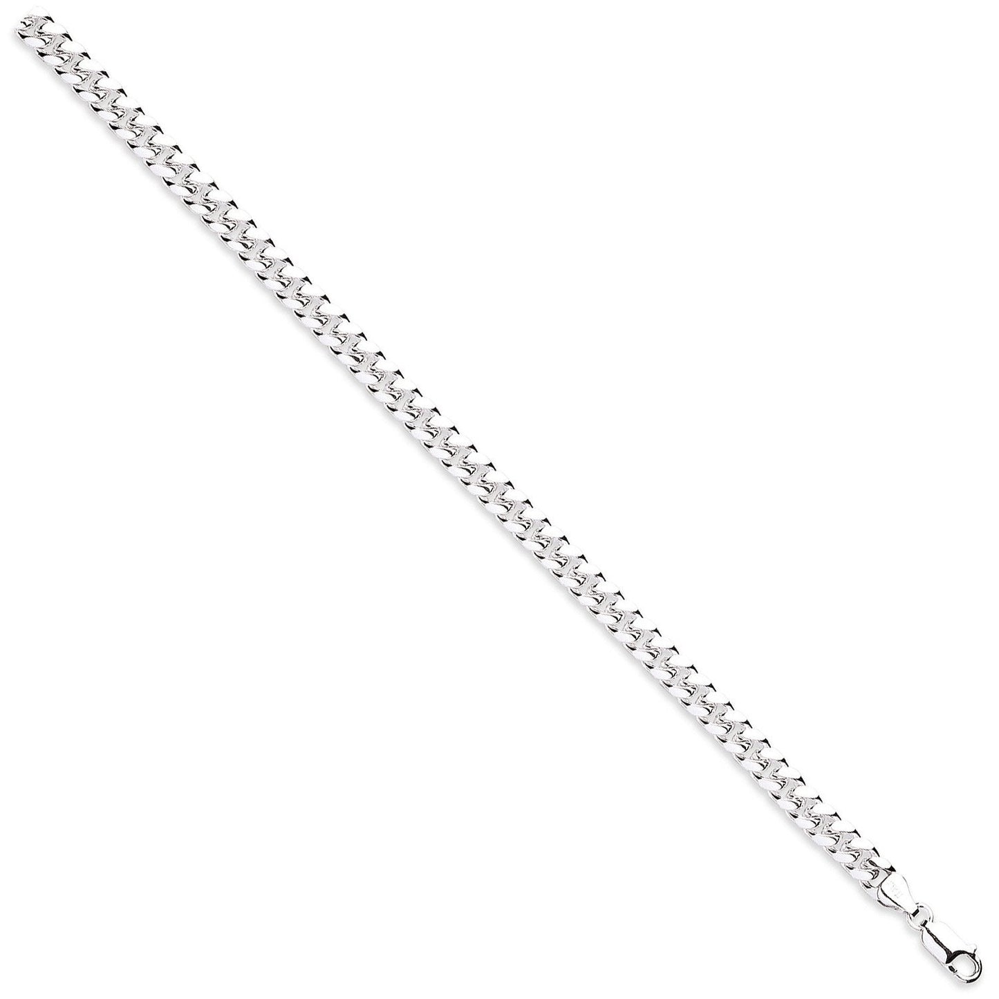 Silver 6.5mm Dome Cuban Link Chain/Bracelet - Fine Bracelet - Certified Authentic - Swiss Mad – Luxury Jewellery by Im