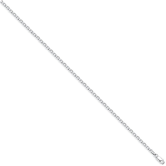 Silver 3mm Round Belcher Chain - Fine Necklace - Certified Authentic - Swiss Made - UK Stock – Luxury Jewellery by Imp