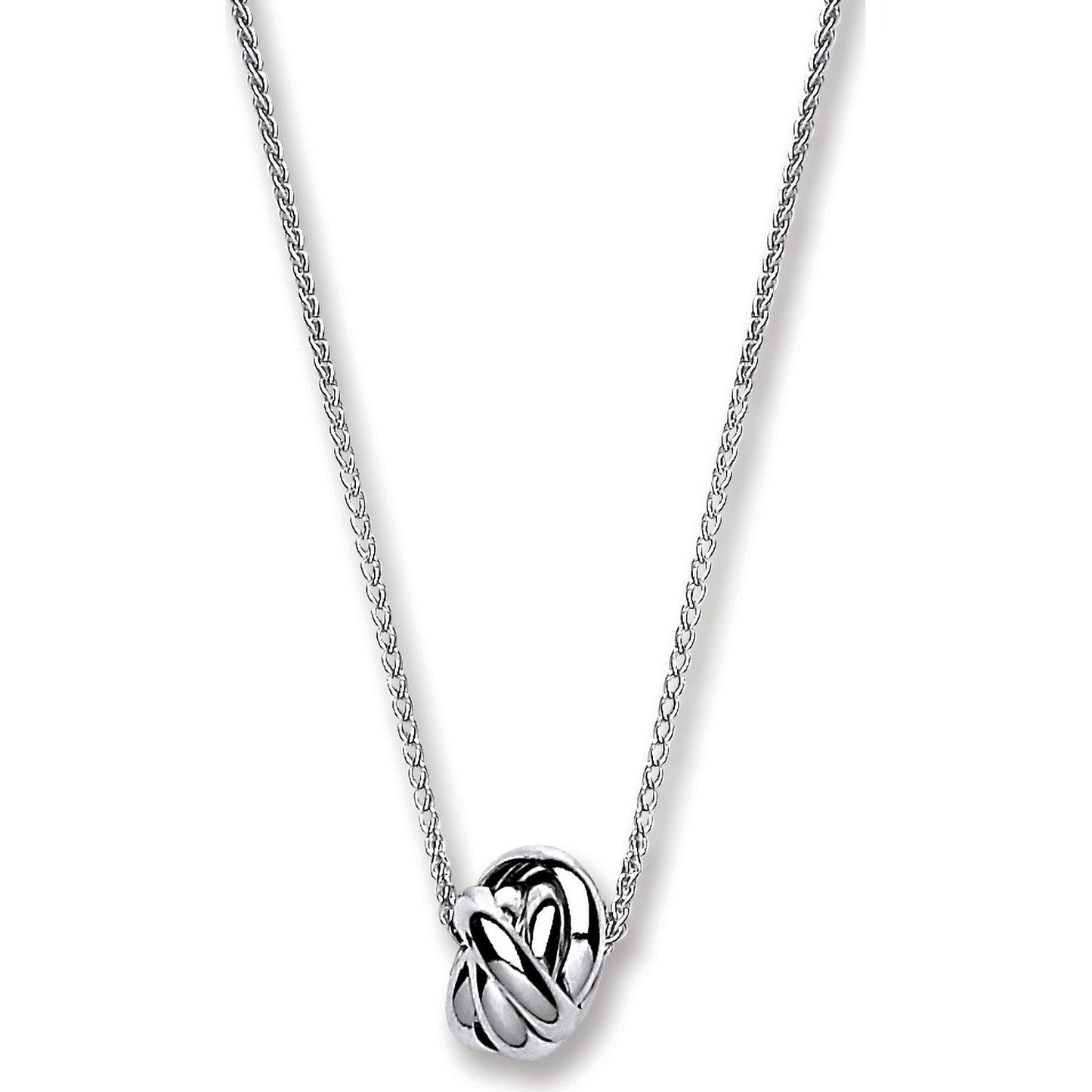 Silver Chain with Knot - Fine Necklace - Certified Authentic - Swiss Made - UK Stock – Luxury Jewellery by Imperial Ti