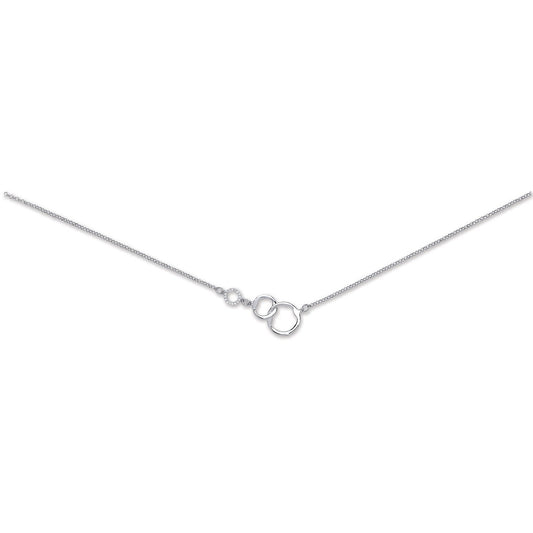 Silver Interlocking Circle Link Chain - Fine Necklace - Certified Authentic - Swiss Made – Luxury Jewellery by Imperia