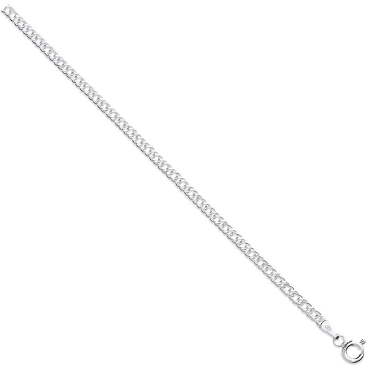 Silver 4mm Double Link Curb - Luxury Watch - Certified Authentic - Swiss Made - UK Stock – Luxury Watch by Imperial Ti