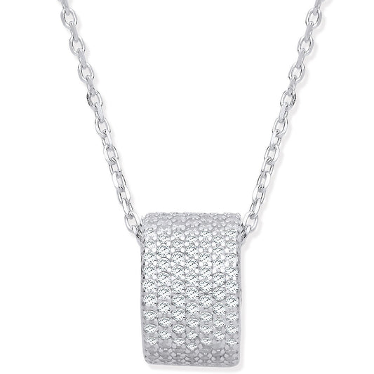 Silver Little Full Et Cubic Zirconia Ring on a 16" Chain - Fine Ring - Certified Authentic – Luxury Jewellery by Imper