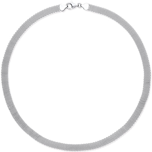 Silver Tight Mesh Watch Strap 18"chain/Ladies Bracelet - Fine Bracelet - Certified Authentic – Luxury Watch by Imperia