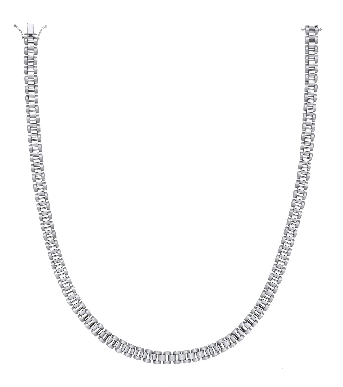 Silver 8.5mm Fancy Link Gents Chain - Fine Necklace - Certified Authentic - Swiss Made – Luxury Jewellery by Imperial