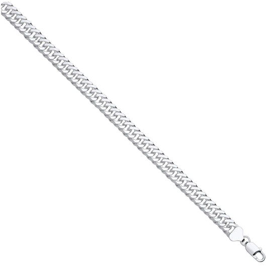 Silver Double Curb 9mm Chain - Fine Necklace - Certified Authentic - Swiss Made - UK Stock – Luxury Jewellery by Imper