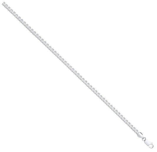 Silver 4mm Cage Chain - Fine Necklace - Certified Authentic - Swiss Made - UK Stock – Luxury Jewellery by Imperial Tim