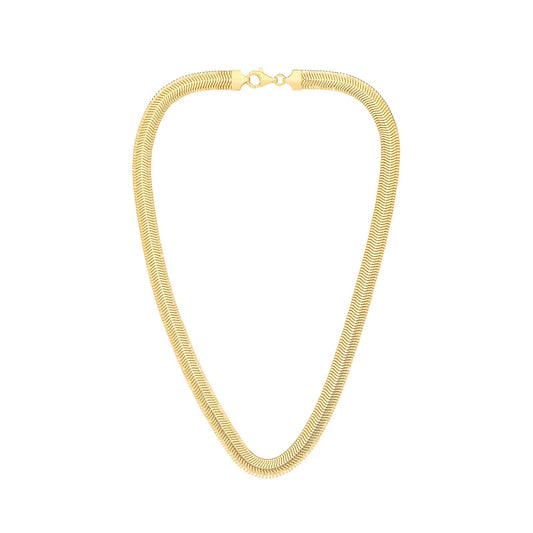 Silver Yellow Gold Plated 8.0mm Herringbone 17" Collarette/7.5"bracelet - Fine Ring – Luxury Jewellery by Imperial Tim