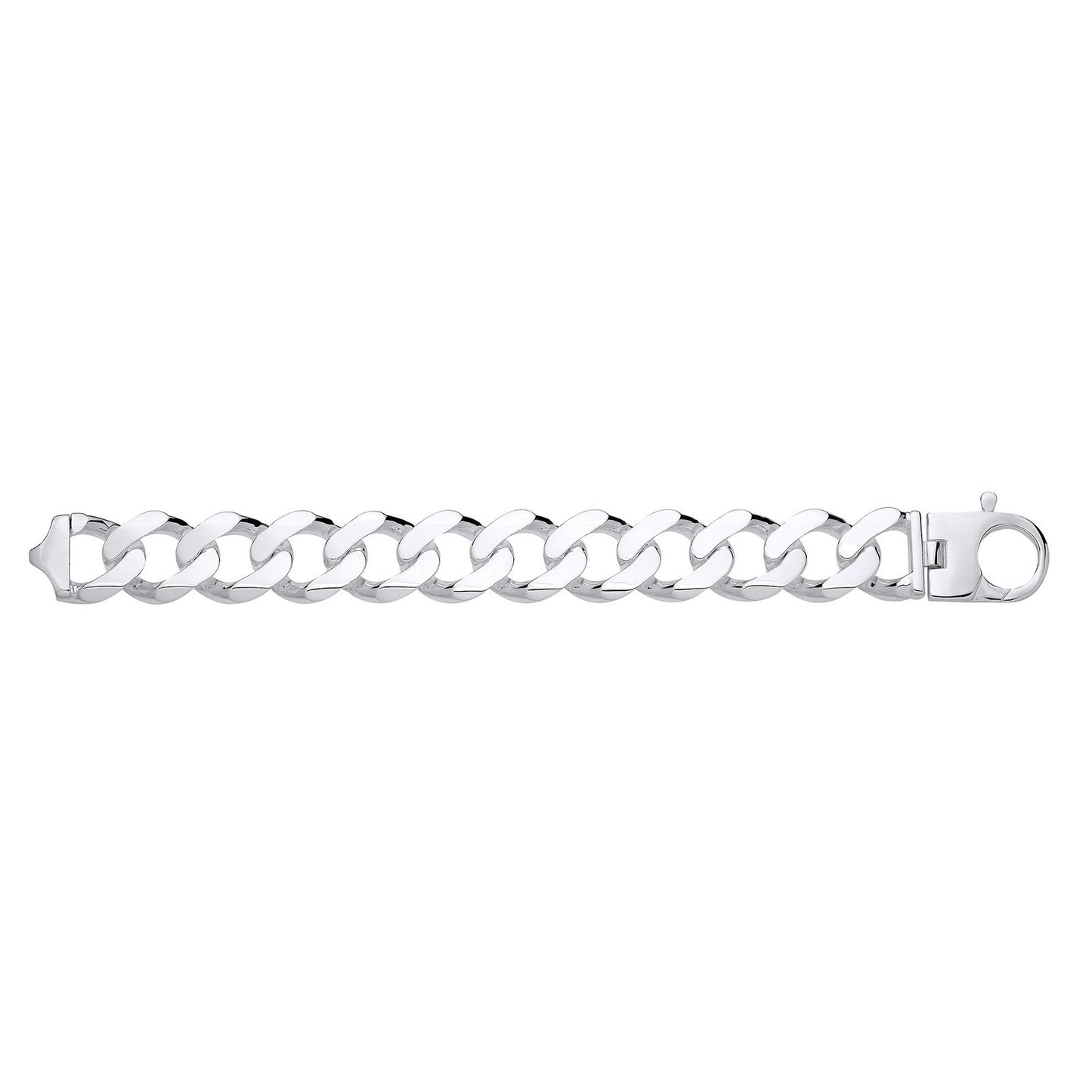 Silver 24mm Curb Chain - Fine Necklace - Certified Authentic - Swiss Made - UK Stock – Luxury Jewellery by Imperial Ti