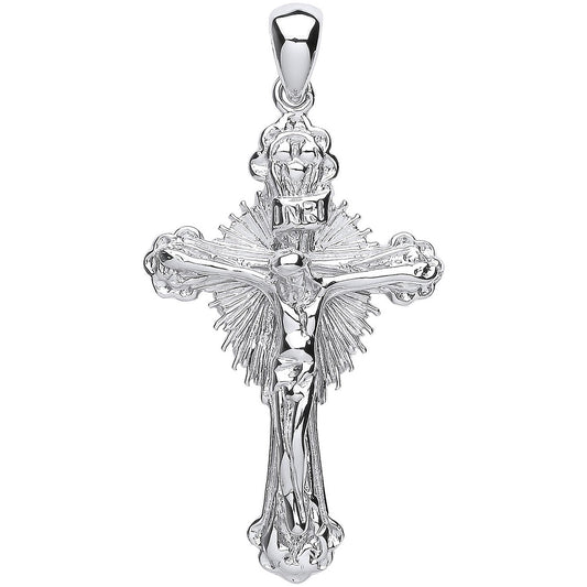 Silver Sunburst Crucifix - Luxury Watch - Certified Authentic - Swiss Made - UK Stock – Luxury Watch by Imperial Time