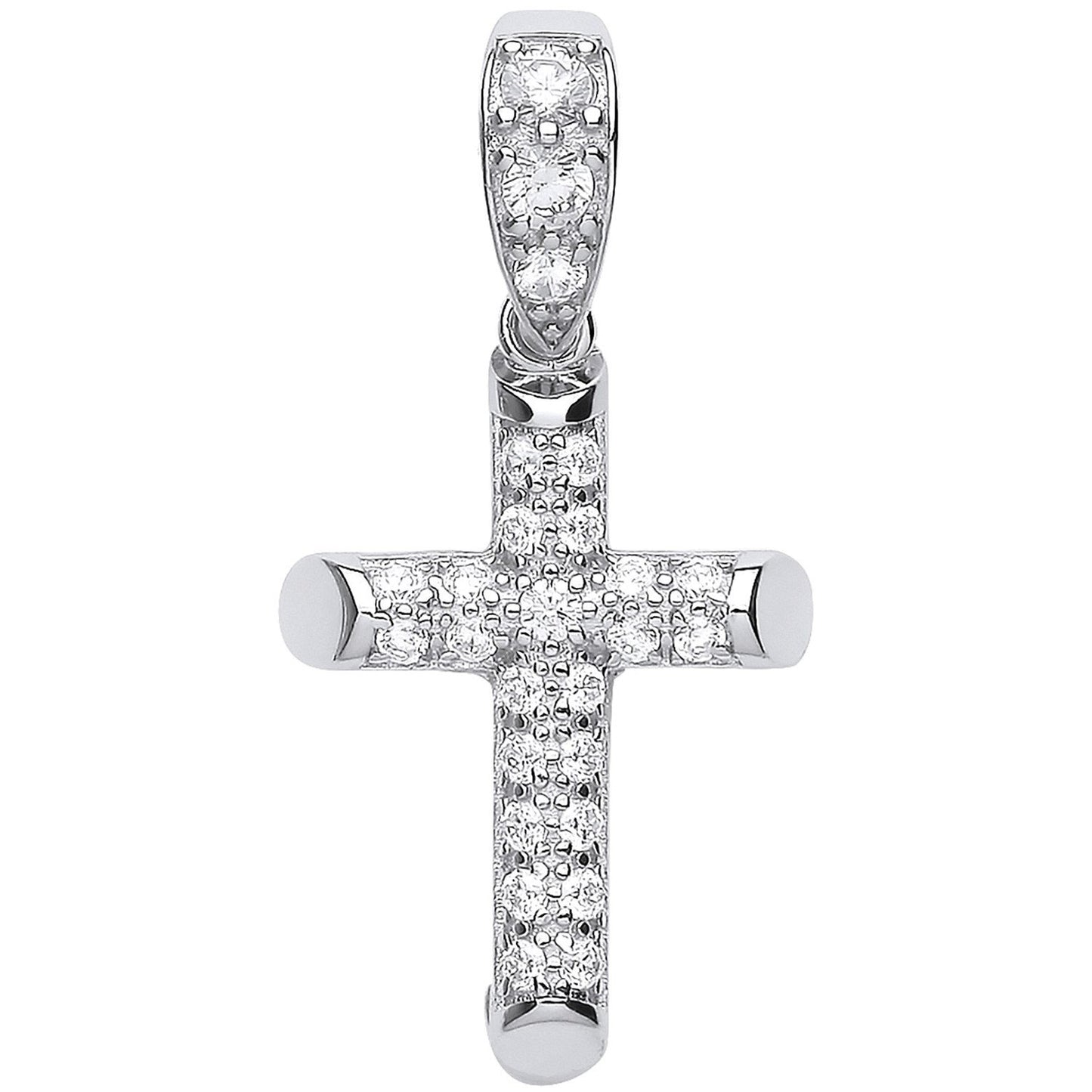 Silver Cubic Zirconia Cross - Luxury Watch - Certified Authentic - Swiss Made - UK Stock – Luxury Watch by Imperial Ti
