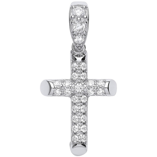 Silver Cubic Zirconia Cross - Luxury Watch - Certified Authentic - Swiss Made - UK Stock – Luxury Watch by Imperial Ti