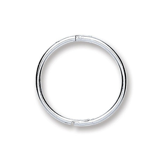 Silver 12mm Plain Hinged Sleepers - Luxury Watch - Certified Authentic - Swiss Made – Luxury Watch by Imperial Time UK