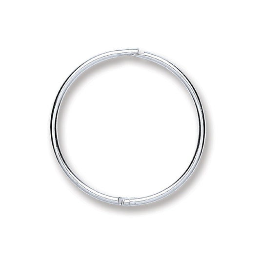 Silver 16mm Plain Hinged Sleepers - Luxury Watch - Certified Authentic - Swiss Made – Luxury Watch by Imperial Time UK