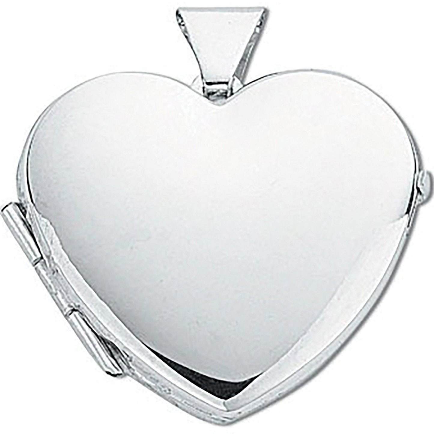 Silver Medium Heart Shaped Locket - Luxury Watch - Certified Authentic - Swiss Made – Luxury Watch by Imperial Time UK