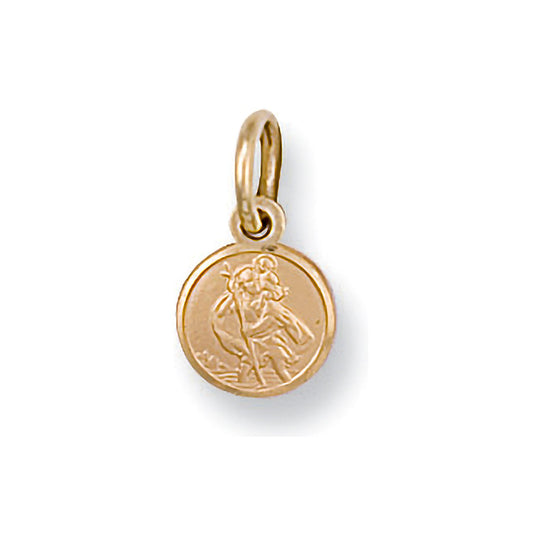 Yellow Gold St Christopher Pendant