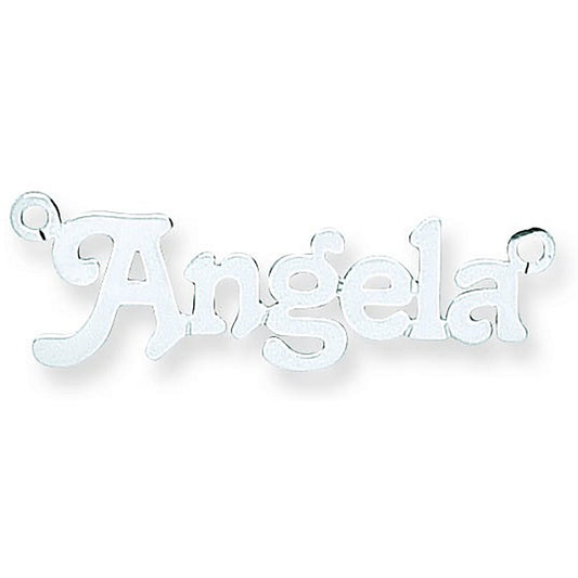 Silver Small Terra Nameplate with 16"/18"/20" Chain - Fine Necklace - Certified Authentic – Luxury Jewellery by Imperi