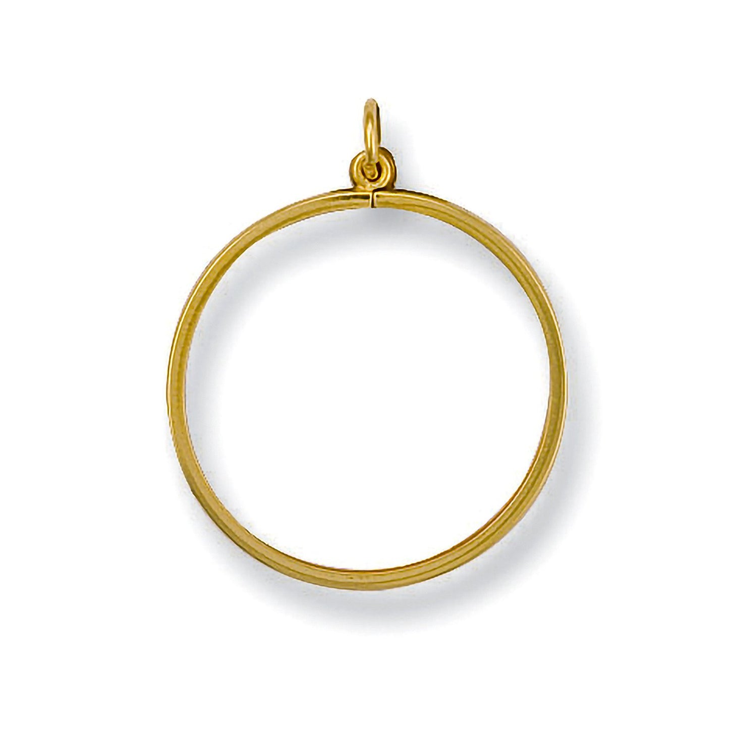 Yellow Gold 1/2 Plain Sovereign Pendant