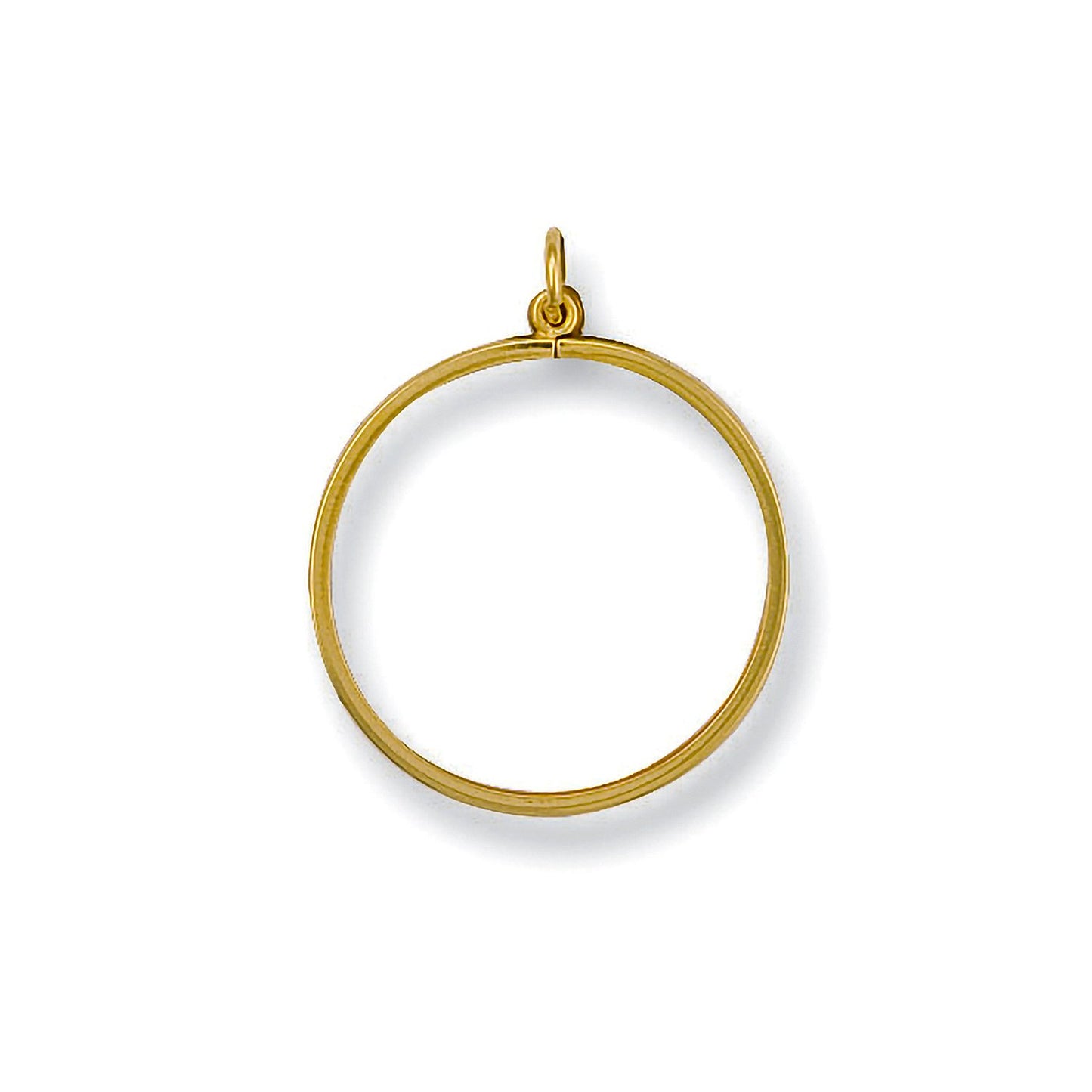 Yellow Gold 1/10 Plain Sovereign Pendant