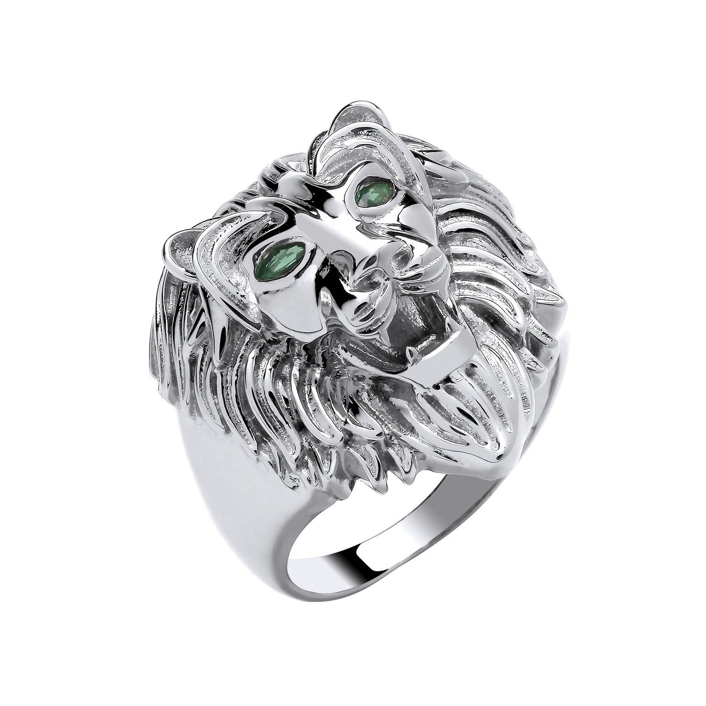 Silver Lion Head Gents Ring - Fine Ring - Certified Authentic - Swiss Made - UK Stock – Luxury Jewellery by Imperial T