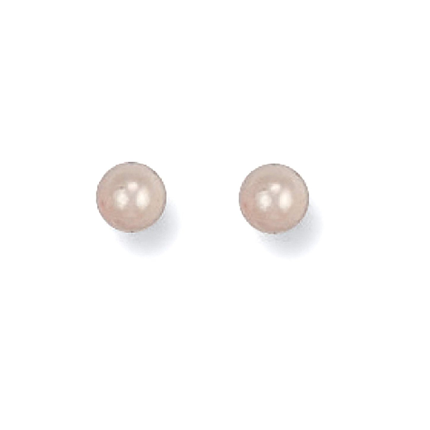 Yellow Gold 4mm Cultured Pearl Studs - Luxury Watch - Certified Authentic - Swiss Made – Luxury Watch by Imperial Time