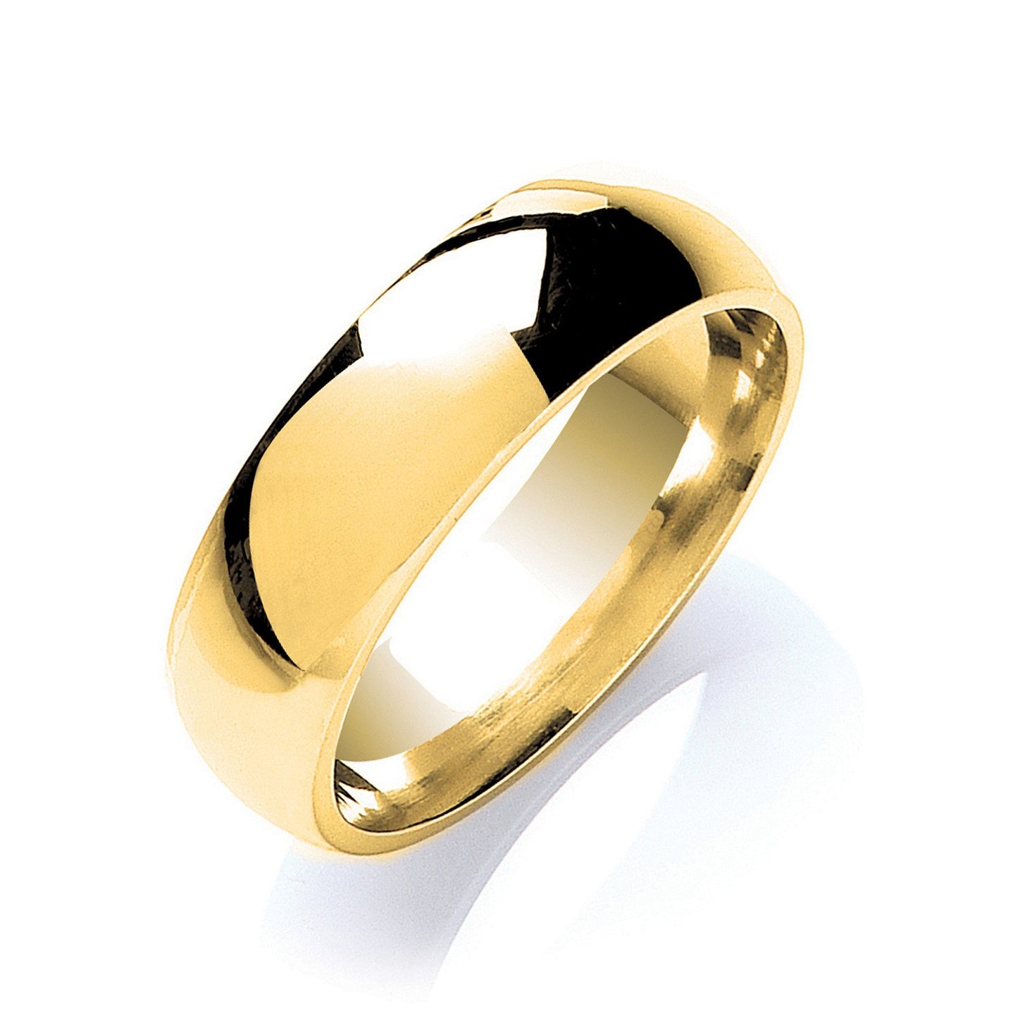 7mm Court Shape Wedding Band