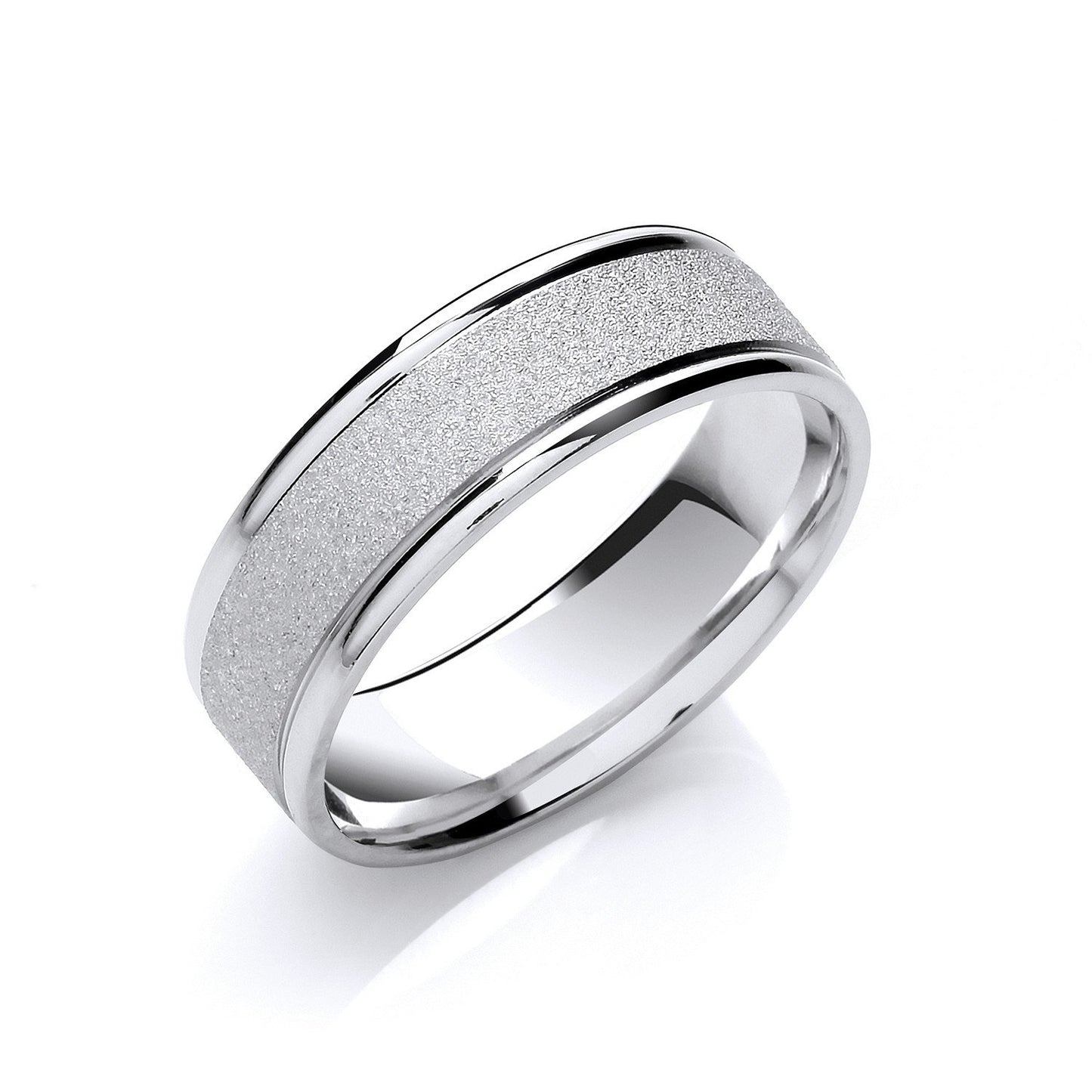 7mm F/c Grind Stone Sandblast Centre & Polished Edges - luxury watches London - Kensington jeweller | Imperial Time UK Ltd, Kensington