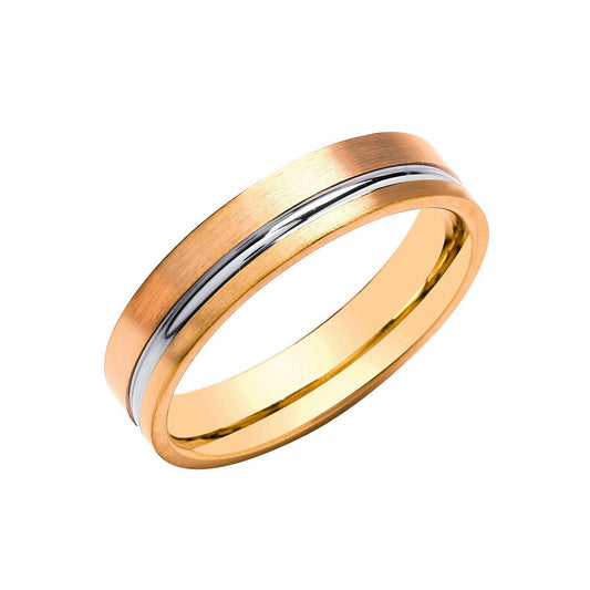 5mm Flat Court with Groove - Matt/Polished Finish - Luxury Watch - Certified Authentic – Luxury Watch by Imperial Time