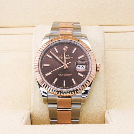 Rolex DateJust 41 126331 Chocolate Dial Oyster Bracelet