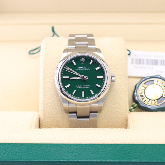 Rolex Oyster Perpetual 31 277200 Green Dial - 2021